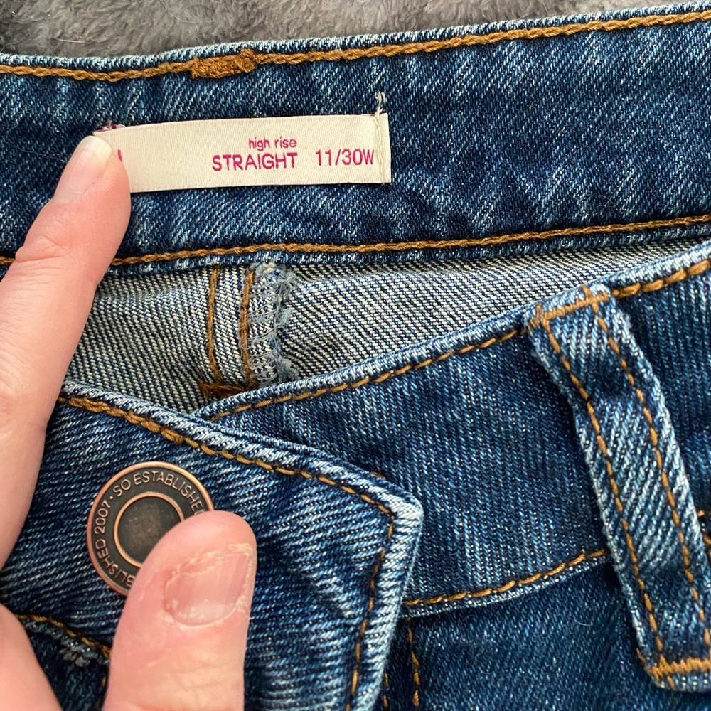 SO high waisted jeans from Kohls - Picture 3 of 5